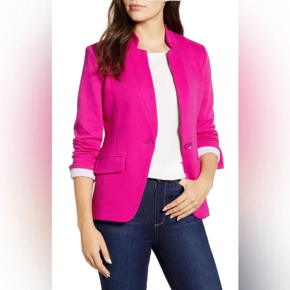 NWOT. Gibson’s inverted notch collar cotton blend blazer. XL - Picture 1 of 12